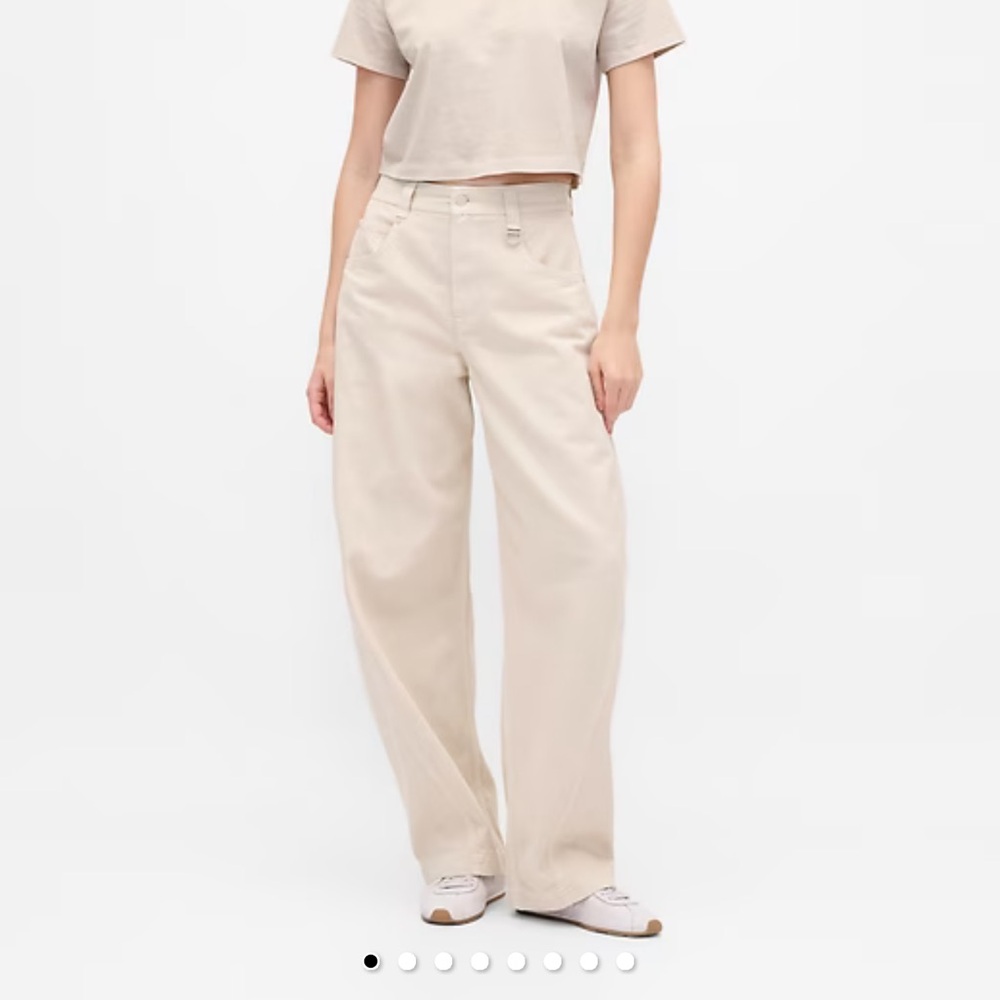 NWT Gap x BEIS - High Rise Barrel Jeans